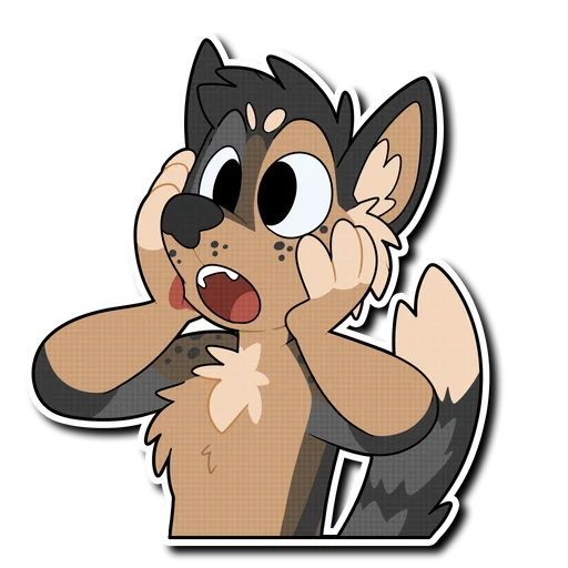 😮 Стикер «& Ollie» для Telegram