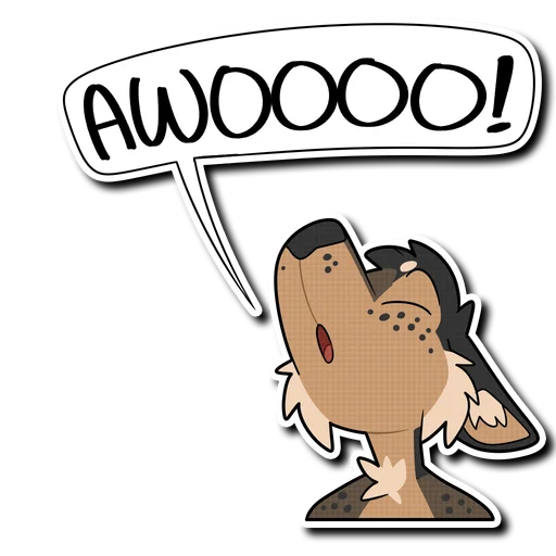 🐕 Стикер «& Ollie» для Telegram