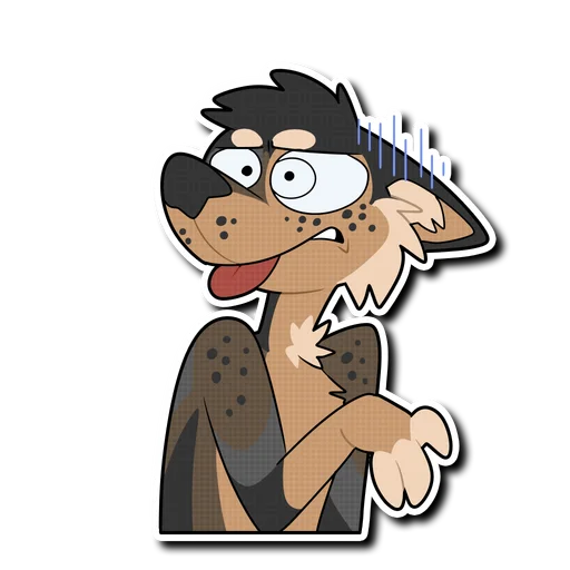 😰 Стикер «& Ollie» для Telegram