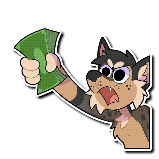 💵 Стикер «& Ollie» для Telegram