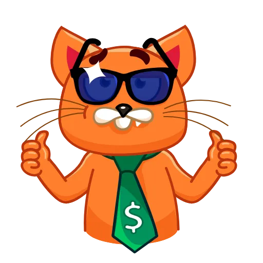 👍 Стикер «Tidy Tie Tom» для Telegram