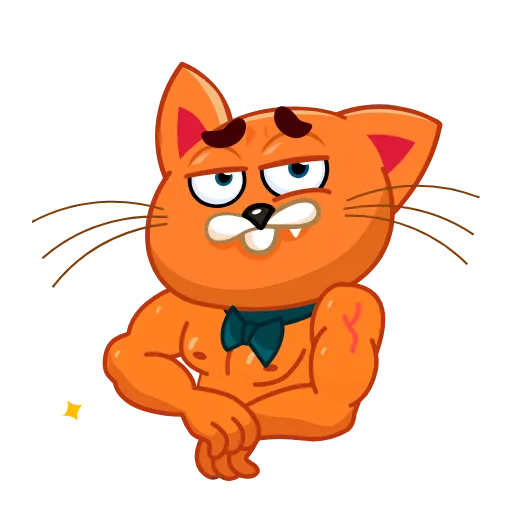 💪 Стикер «Tidy Tie Tom» для Telegram