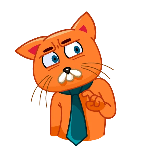 😶 Стикер «Tidy Tie Tom» для Telegram