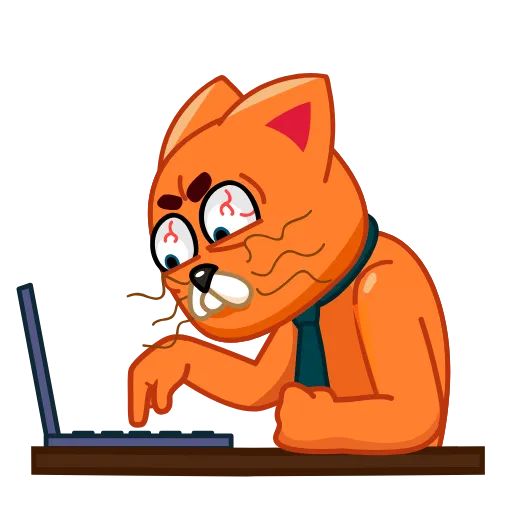 😡 Стикер «Tidy Tie Tom» для Telegram
