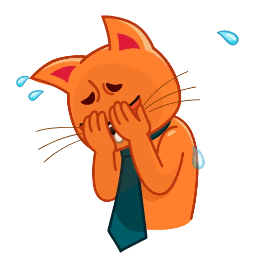 😭 Стикер «Tidy Tie Tom» для Telegram