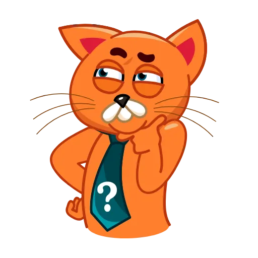🤔 Стикер «Tidy Tie Tom» для Telegram