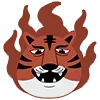 Стикер 4 Tigachad