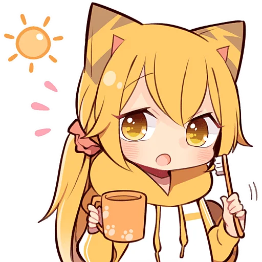 ☀ Стикер «Тигрица» для Telegram