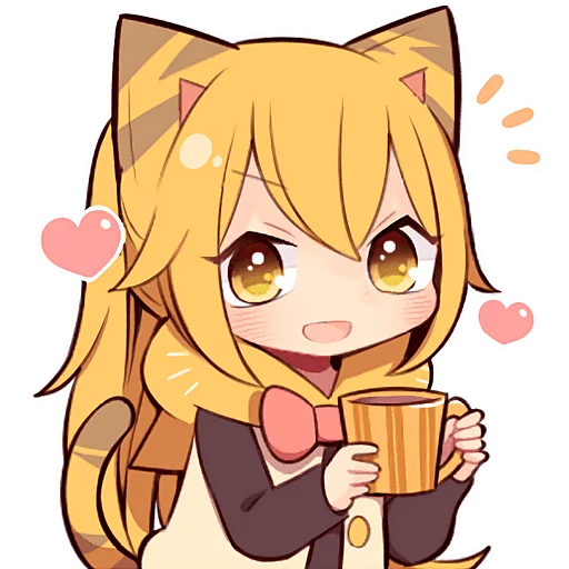 ☕ Стикер «Тигрица» для Telegram