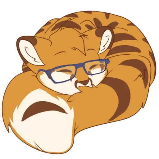 😴 Стикер «Tiger Fox» для Telegram