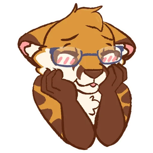 ☺️ Стикер «Tiger Fox» для Telegram