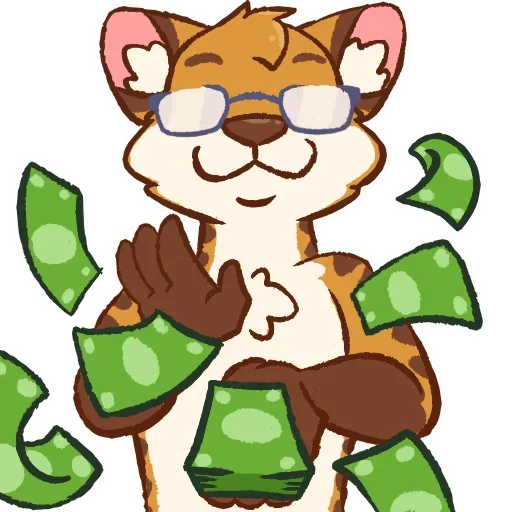 💵 Стикер «Tiger Fox» для Telegram
