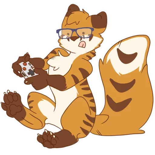 🎮 Стикер «Tiger Fox» для Telegram