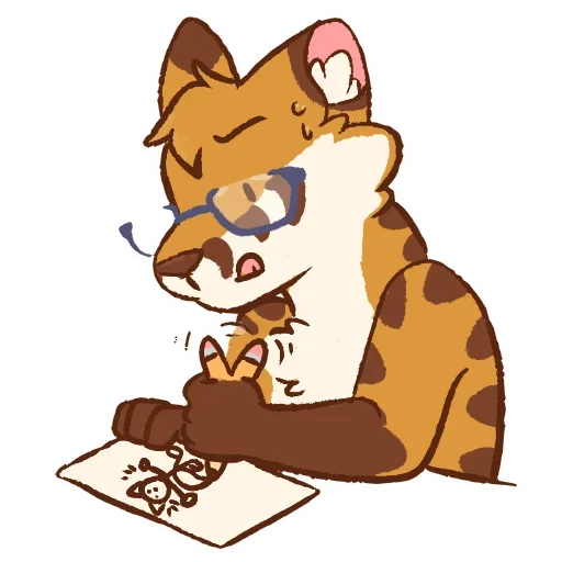 🎨 Стикер «Tiger Fox» для Telegram