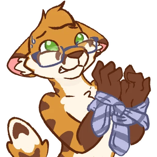 🎀 Стикер «Tiger Fox» для Telegram