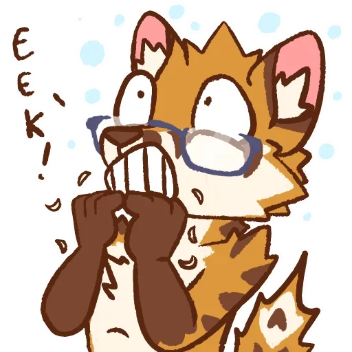 😱 Стикер «Tiger Fox» для Telegram