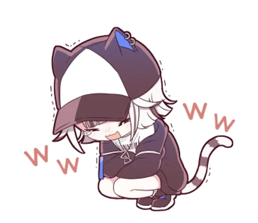 🌟 Стикер «Тигрица тян» для Telegram
