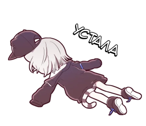 🌟 Стикер «Тигрица тян» для Telegram