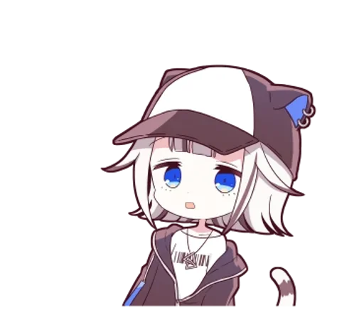 🌟 Стикер «Тигрица тян» для Telegram