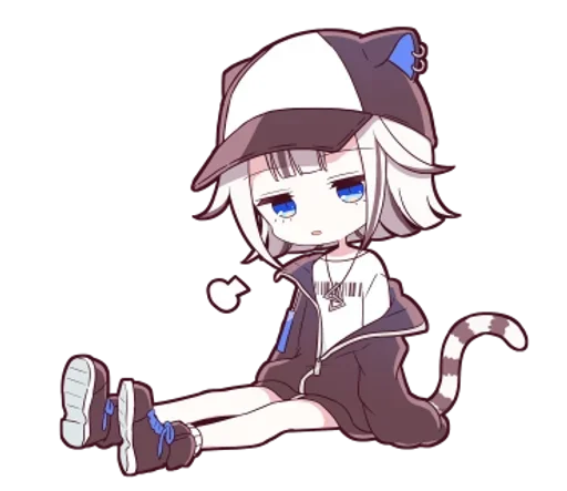 🌟 Стикер «Тигрица тян» для Telegram
