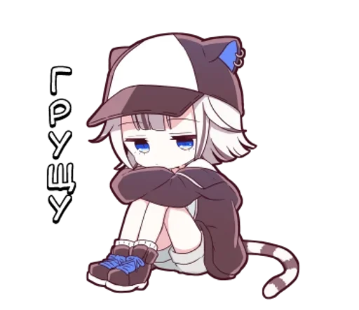 🌟 Стикер «Тигрица тян» для Telegram