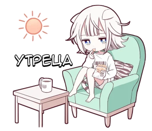🌟 Стикер «Тигрица тян» для Telegram