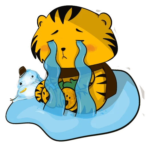 😭 Стикер «Tiger Year» для Telegram