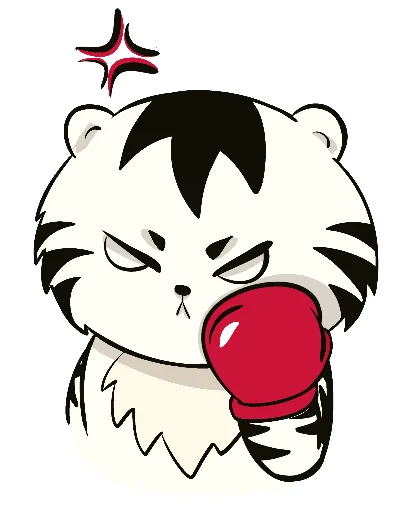 😡 Стикер «Tiger Year» для Telegram