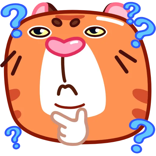 🤔 Эмодзи «Tiger Christmas» для Telegram
