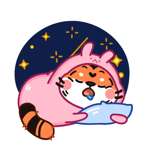 😴 Стикер «Тигрёныш» для Telegram