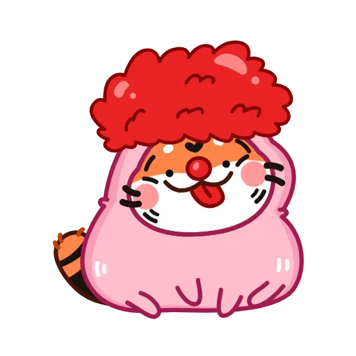🤡 Стикер «Тигрёныш» для Telegram