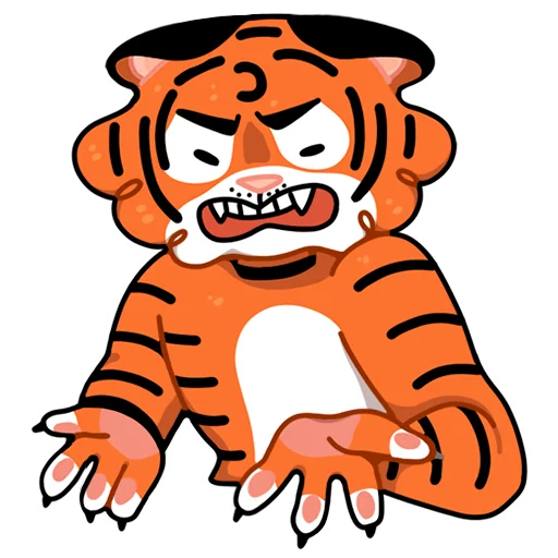 😾 Стикер «Тигриные настроения» для Telegram