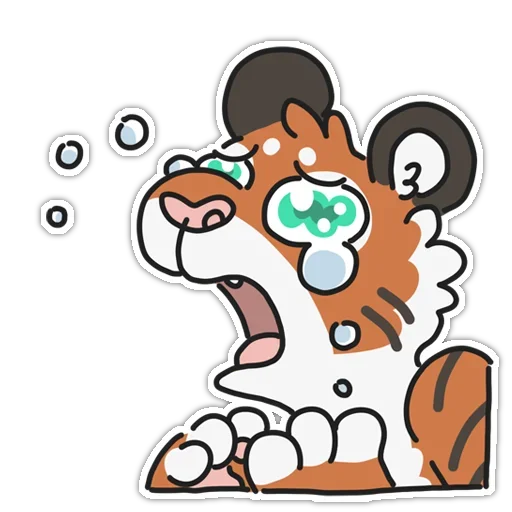😭 Стикер «Tiger» для Telegram