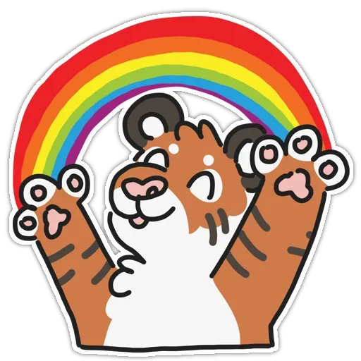 🌈 Стикер «Tiger» для Telegram