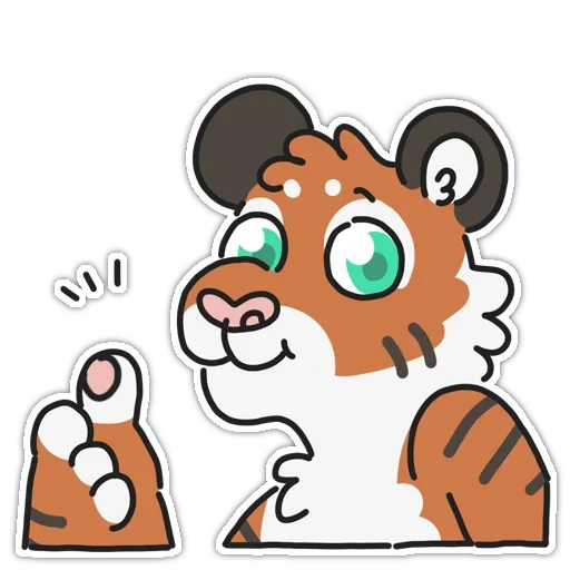 👍 Стикер «Tiger» для Telegram