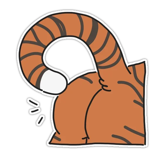 🍑 Стикер «Tiger» для Telegram
