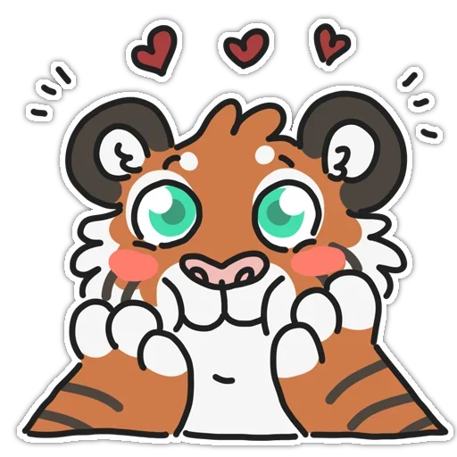 😍 Стикер «Tiger» для Telegram