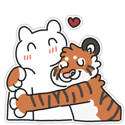❤ Стикер «Tiger» для Telegram