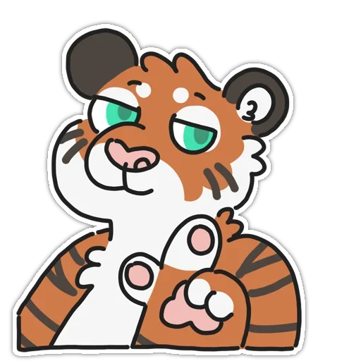 🙂 Стикер «Tiger» для Telegram