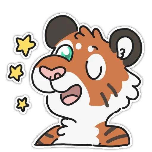 😉 Стикер «Tiger» для Telegram