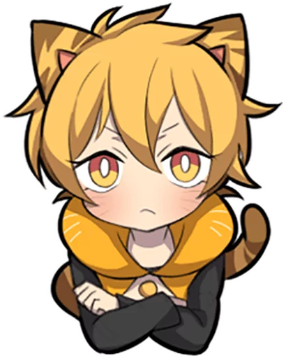 Стикерпак Tiger Kitten для Telegram