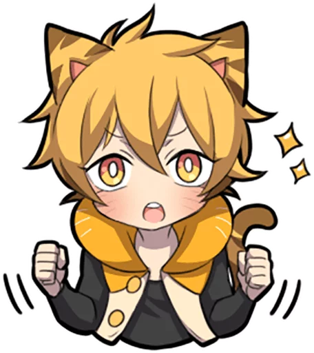 ✊ Стикер «Tiger Kitten» для Telegram