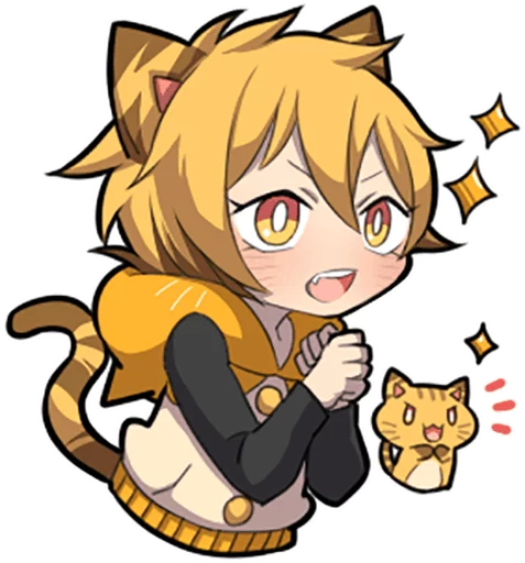 ✨ Стикер «Tiger Kitten» для Telegram