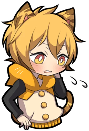 😥 Стикер «Tiger Kitten» для Telegram