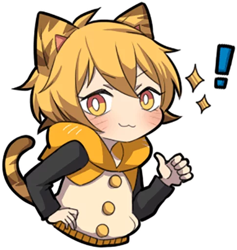 👍 Стикер «Tiger Kitten» для Telegram