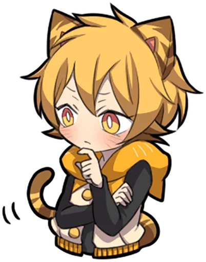 🤔 Стикер «Tiger Kitten» для Telegram