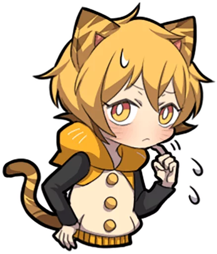 😥 Стикер «Tiger Kitten» для Telegram