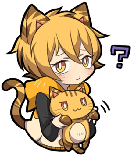 ❓ Стикер «Tiger Kitten» для Telegram