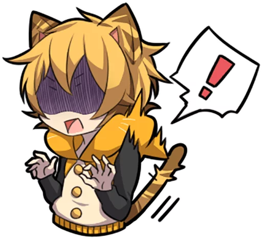 ❗ Стикер «Tiger Kitten» для Telegram