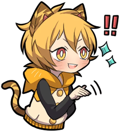 ‼ Стикер «Tiger Kitten» для Telegram